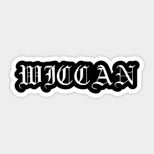 Wiccan Sticker